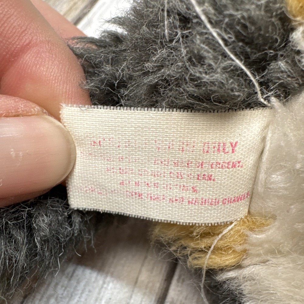 VTG 1992 Kitty Kitty Kittens Patches Calico Cat PURRING Plush Stuffed Toy Tyco - Picture 9 of 11